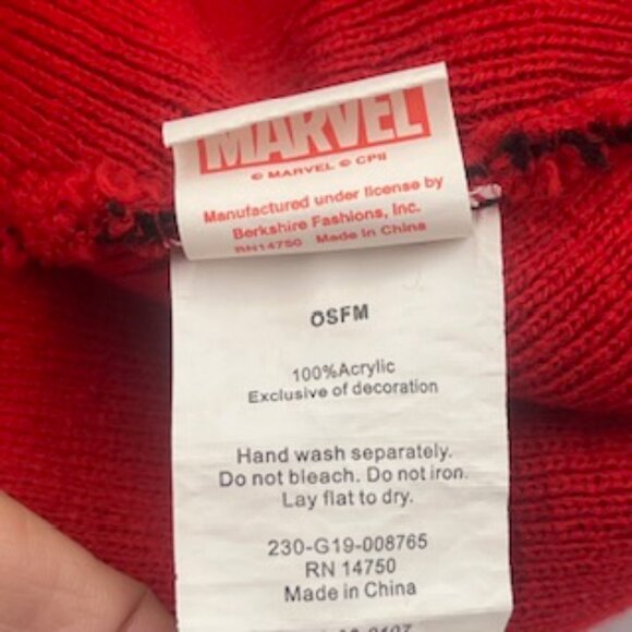 Marvel Spider-Man Superhero Beanie Boys One Size Fits All Hat - Picture 7 of 7